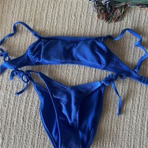 Vibrant Blue Bikini Set
